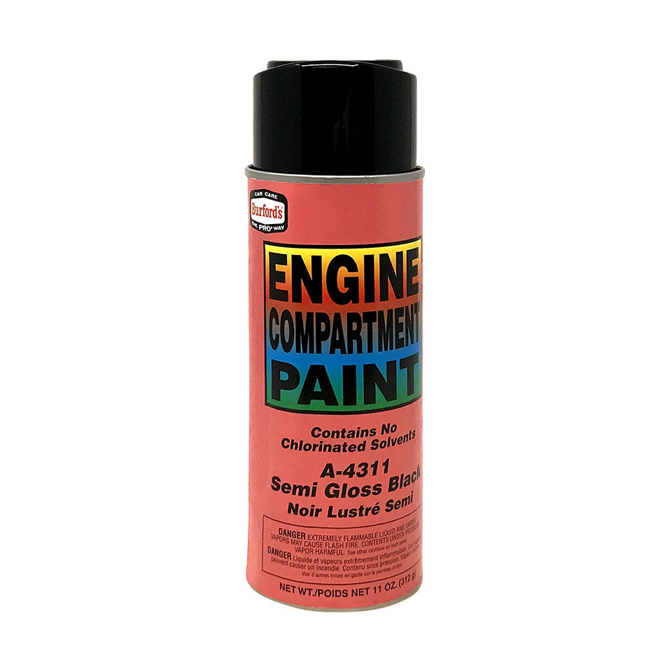 A-4311 SEMI-GLOSS BLACK engine compartment paint