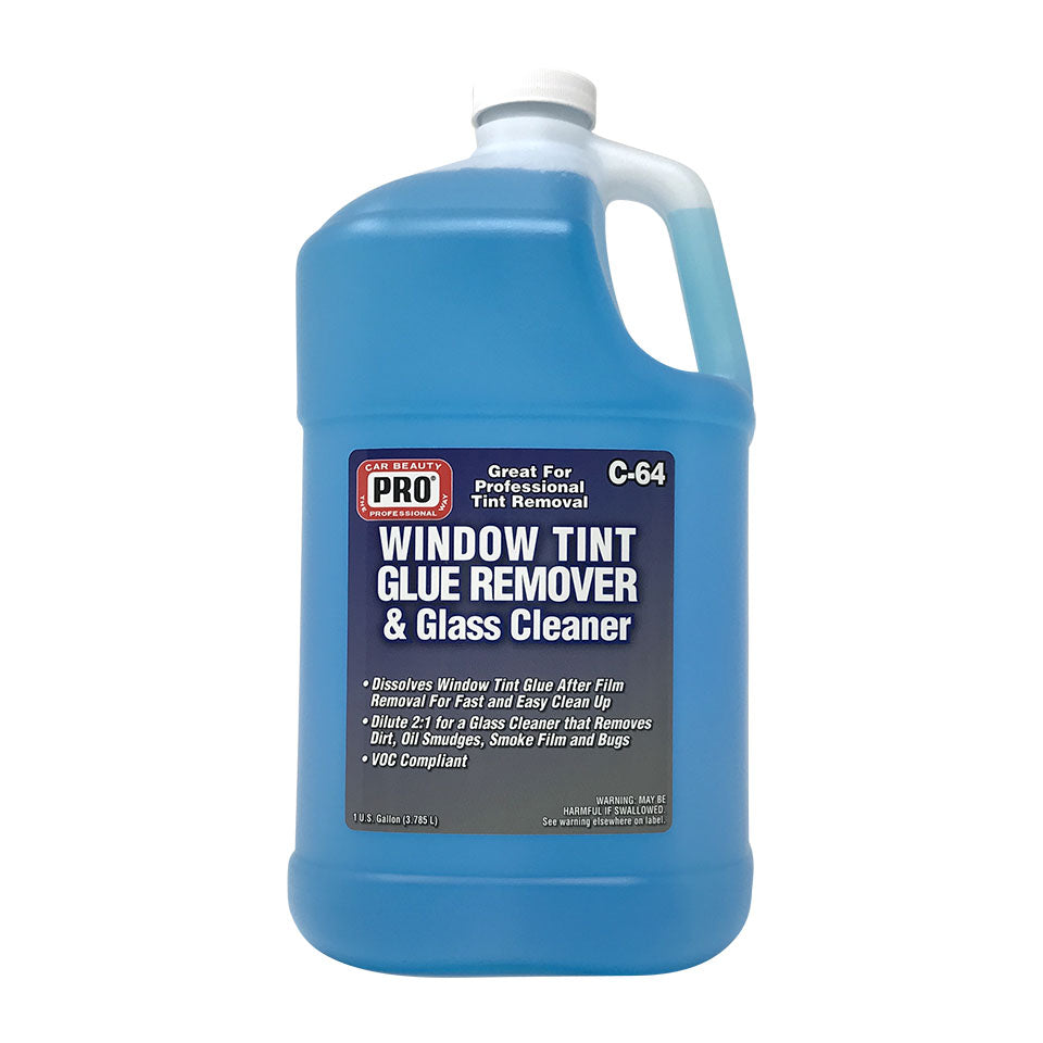 C-64 WINDOW TINT GLUE REMOVER & GLASS CLEANER